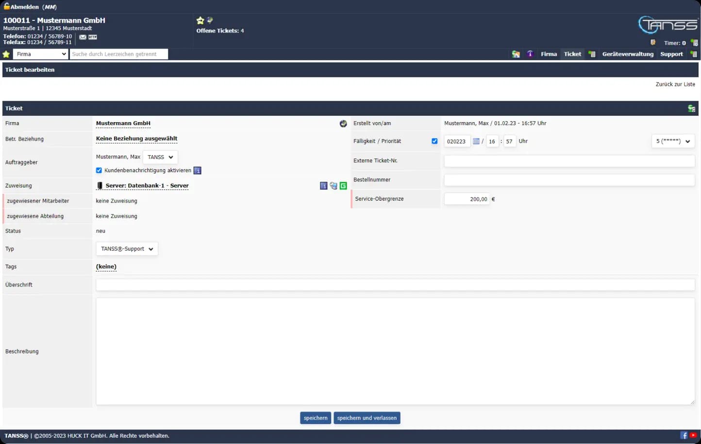 Show the customer the benefits of outsourcing IT transparently