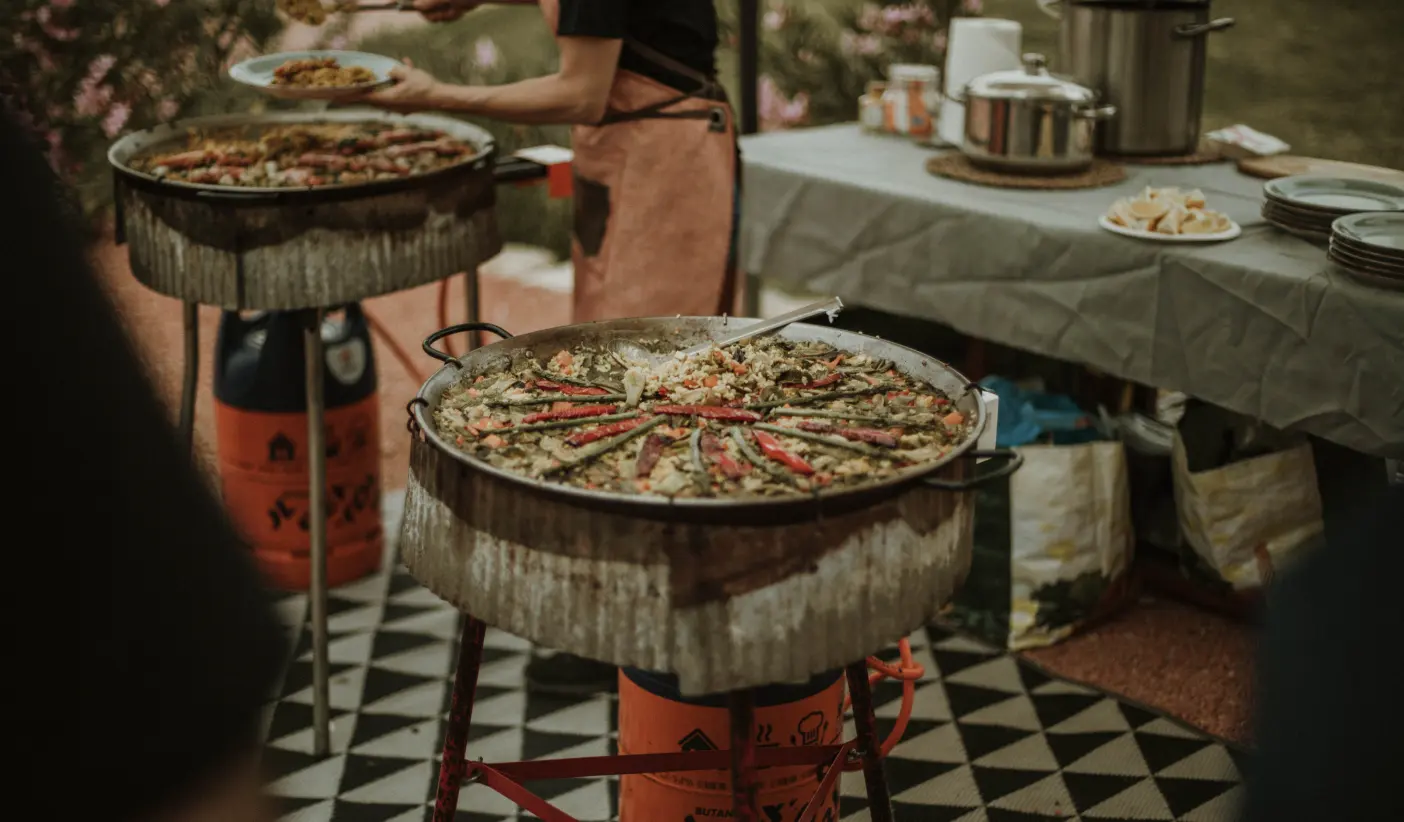 Paella Cooking